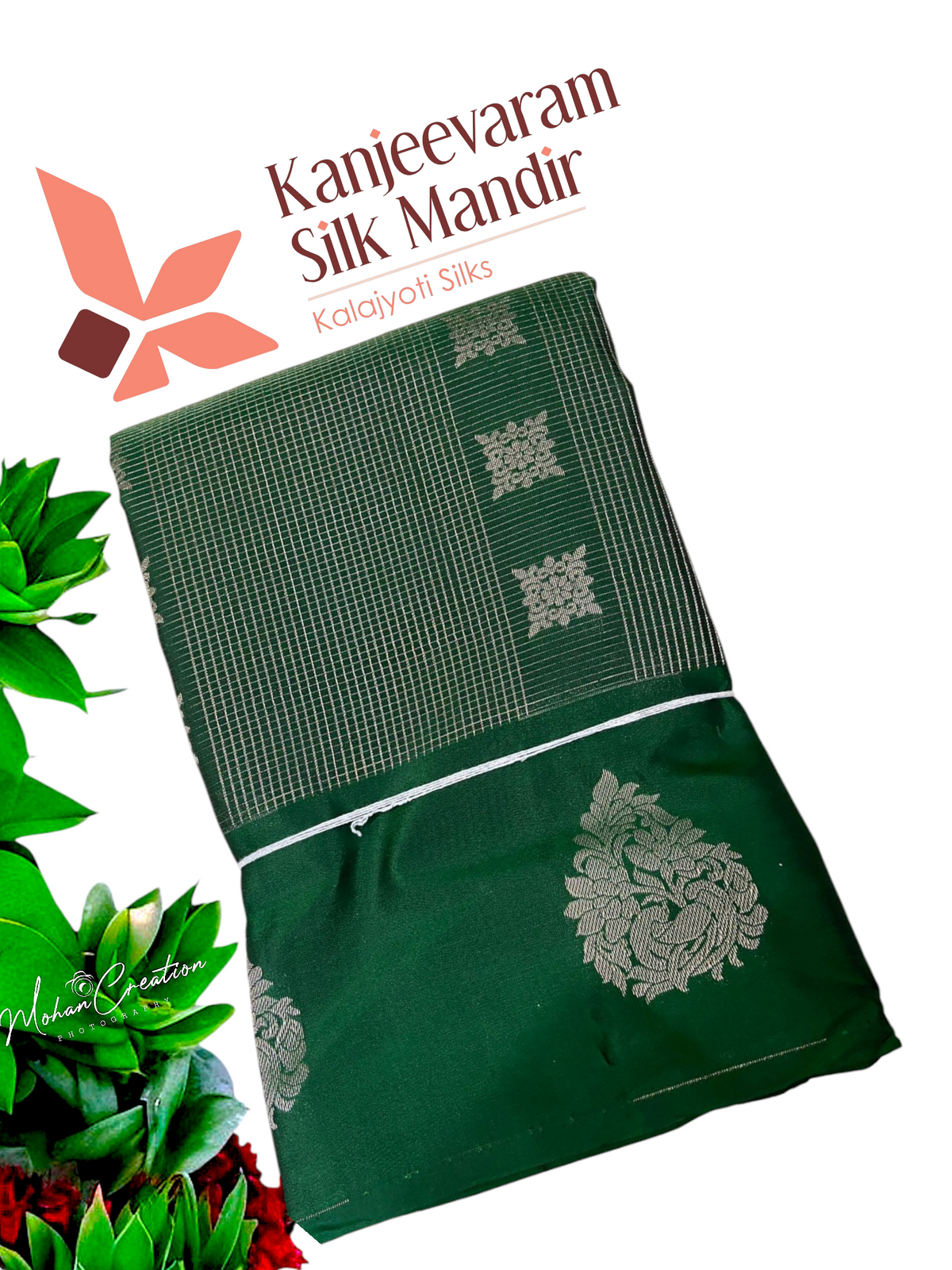 Half mix Kanjeevaram silk saree