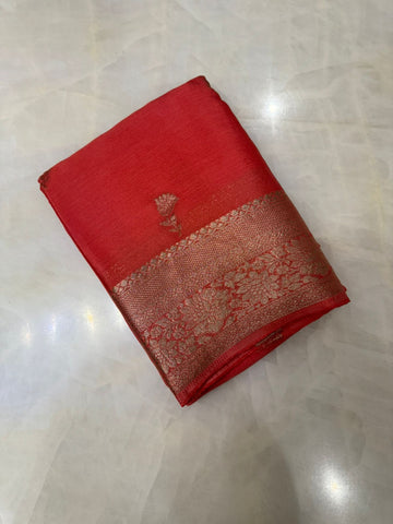 Premium wrinkle crepe silk saree🏵️