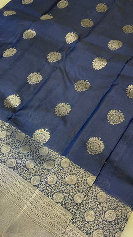 Half mix Kanjeevaram silk saree