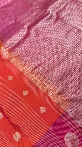 Half mix Kanjeevaram silk saree