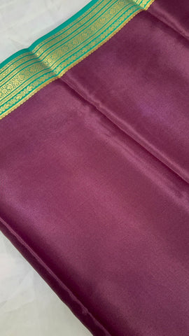 Pure Crepe Mysore Silk Saree 100 GSM Silk Mark Certified