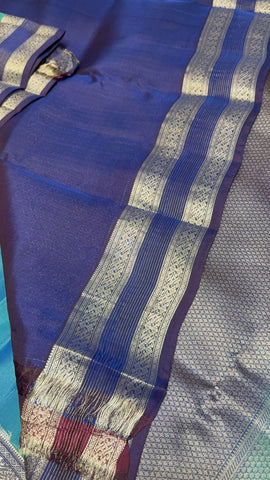 Half mix Kanjeevaram silk saree