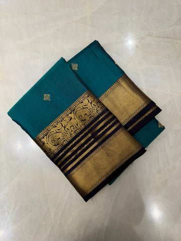 Pure Kanjeevaram silk mark certified saree