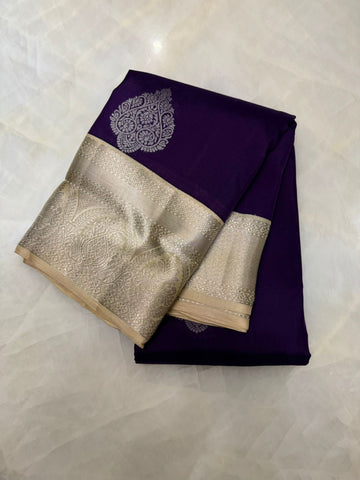 Half mix Kanjeevaram silk saree