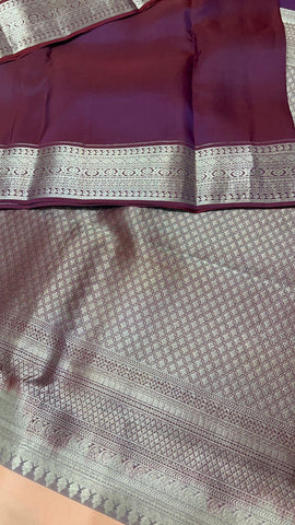 Half mix Kanjeevaram silk saree