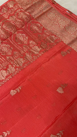 Premium wrinkle crepe silk saree🏵️