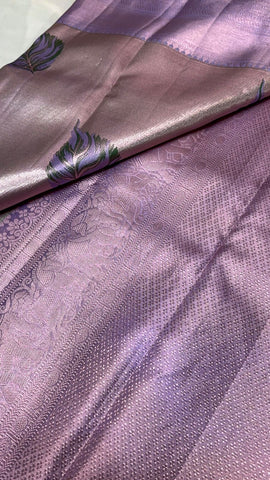 Pure Zari handloom meenakari Kanjeevaram silk mark certified saree