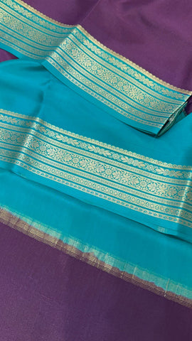 Pure Crepe Mysore Silk Saree 100 GSM Silk Mark Certified