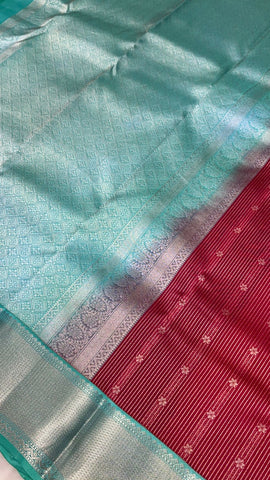 Half mix Kanjeevaram silk saree