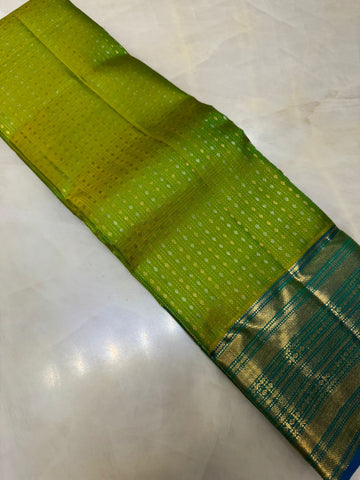 Pure Zari handloom Kanjeevaram silk mark certified saree