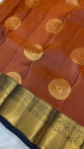 Half Mix Kanjeevaram Silk Saree