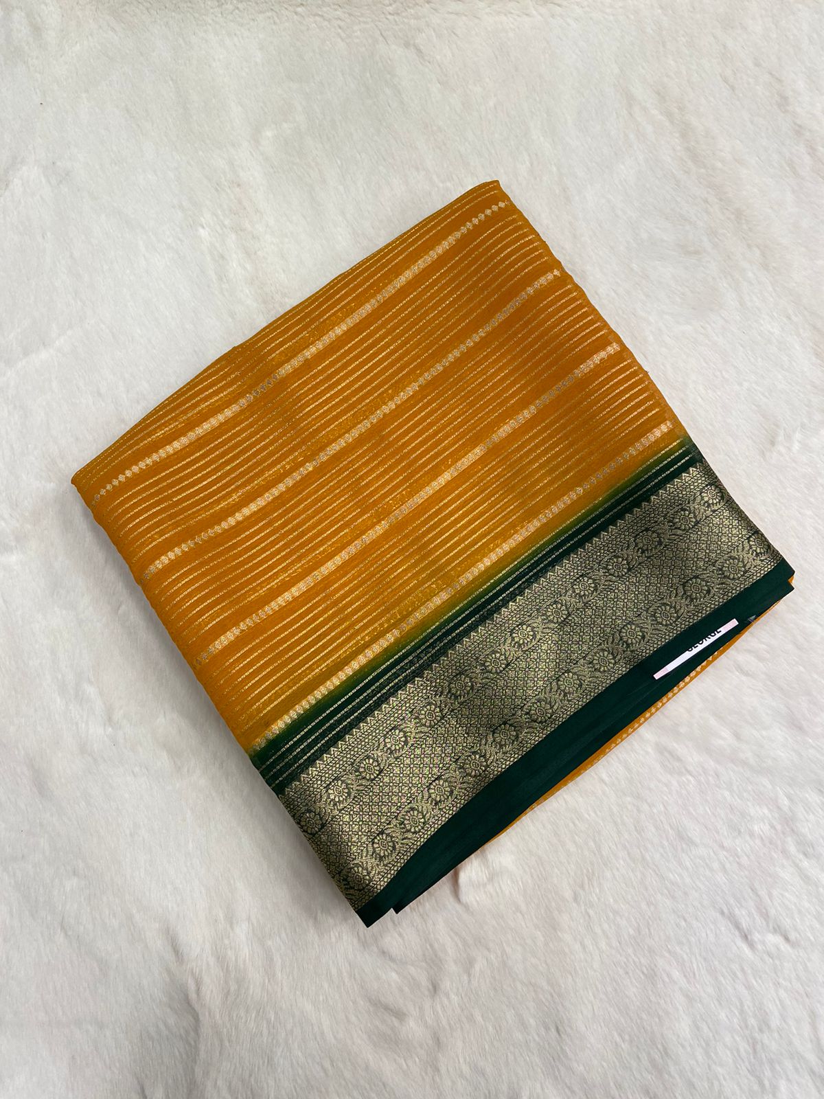 Premium Crepe Semi Mysore Silk Saree