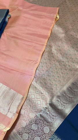 Half mix Kanjeevaram silk saree