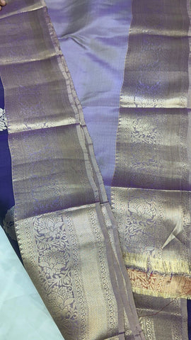 Half mix Kanjeevaram silk saree