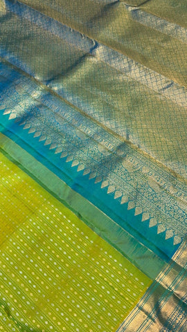 Pure Zari handloom Kanjeevaram silk mark certified saree