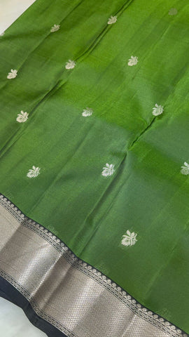 Half Mix Kanjeevaram Silk Saree