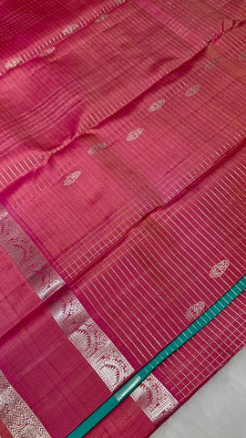 Pure 1G Zari handloom kanjeevaram silk mark certified saree