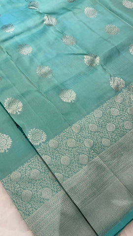 Half mix Kanjeevaram silk saree