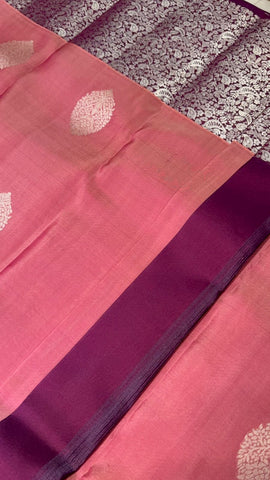 Half mix Kanjeevaram silk saree