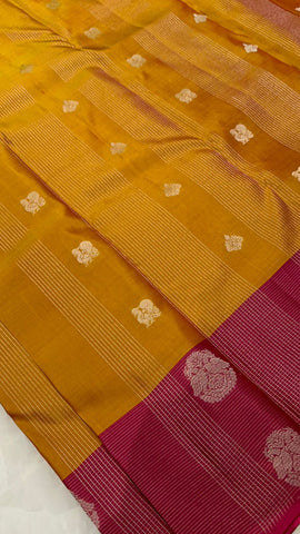 Half mix Kanjeevaram silk saree