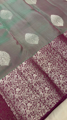 Half mix Kanjeevaram silk saree