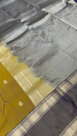 Half Mix Kanjeevaram Silk Saree