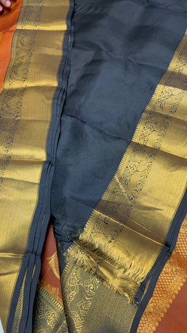 Half Mix Kanjeevaram Silk Saree