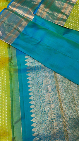 Pure Zari handloom Kanjeevaram silk mark certified saree