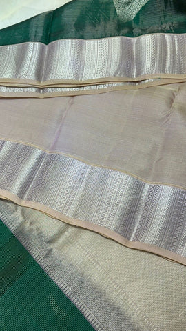 Half mix Kanjeevaram silk saree