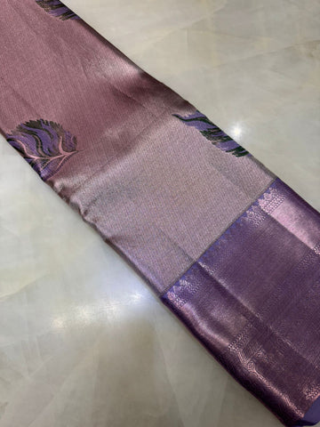 Pure Zari handloom meenakari Kanjeevaram silk mark certified saree