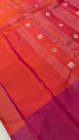 Half mix Kanjeevaram silk saree