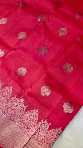 Half mix Kanjeevaram silk saree