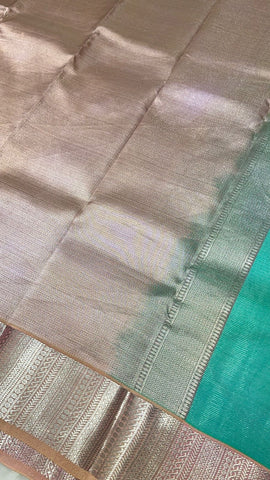 Half mix Kanjeevaram silk saree