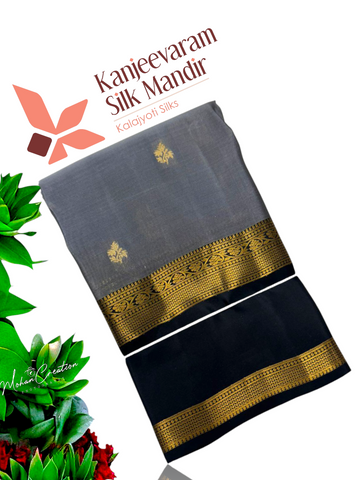 Half Mix Kanjeevaram Silk Saree