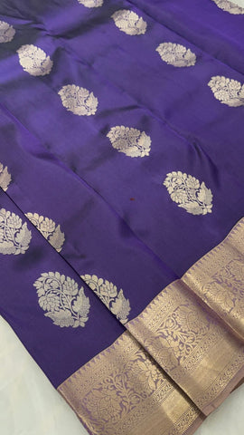 Half mix Kanjeevaram silk saree