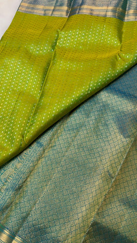 Pure Zari handloom Kanjeevaram silk mark certified saree