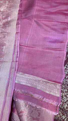 Half mix Kanjeevaram silk saree