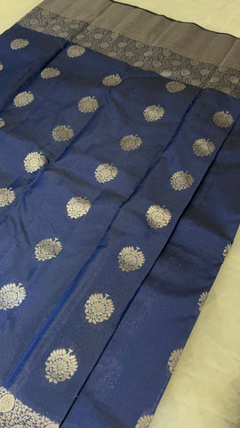 Half mix Kanjeevaram silk saree