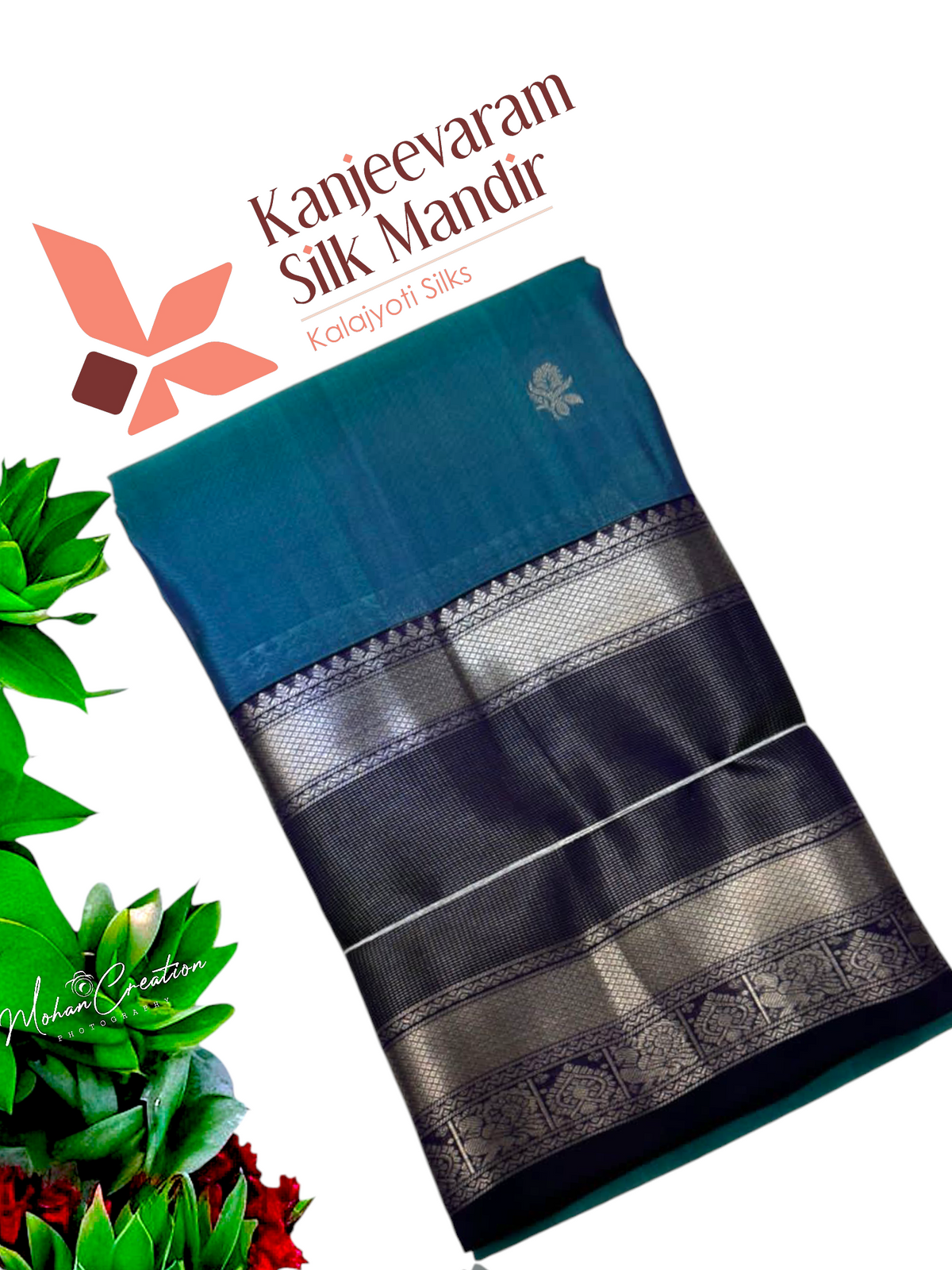 Half Mix Kanjeevaram Silk Saree