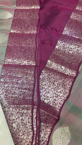 Half mix Kanjeevaram silk saree