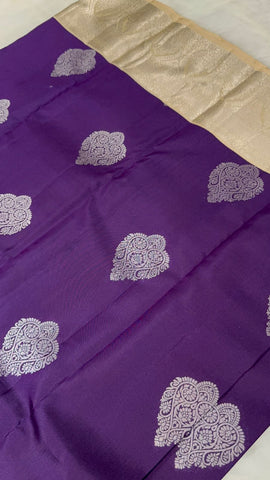 Half mix Kanjeevaram silk saree