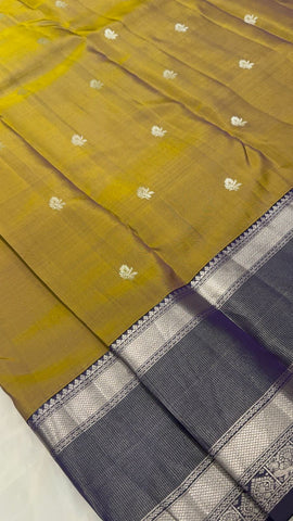 Half Mix Kanjeevaram Silk Saree