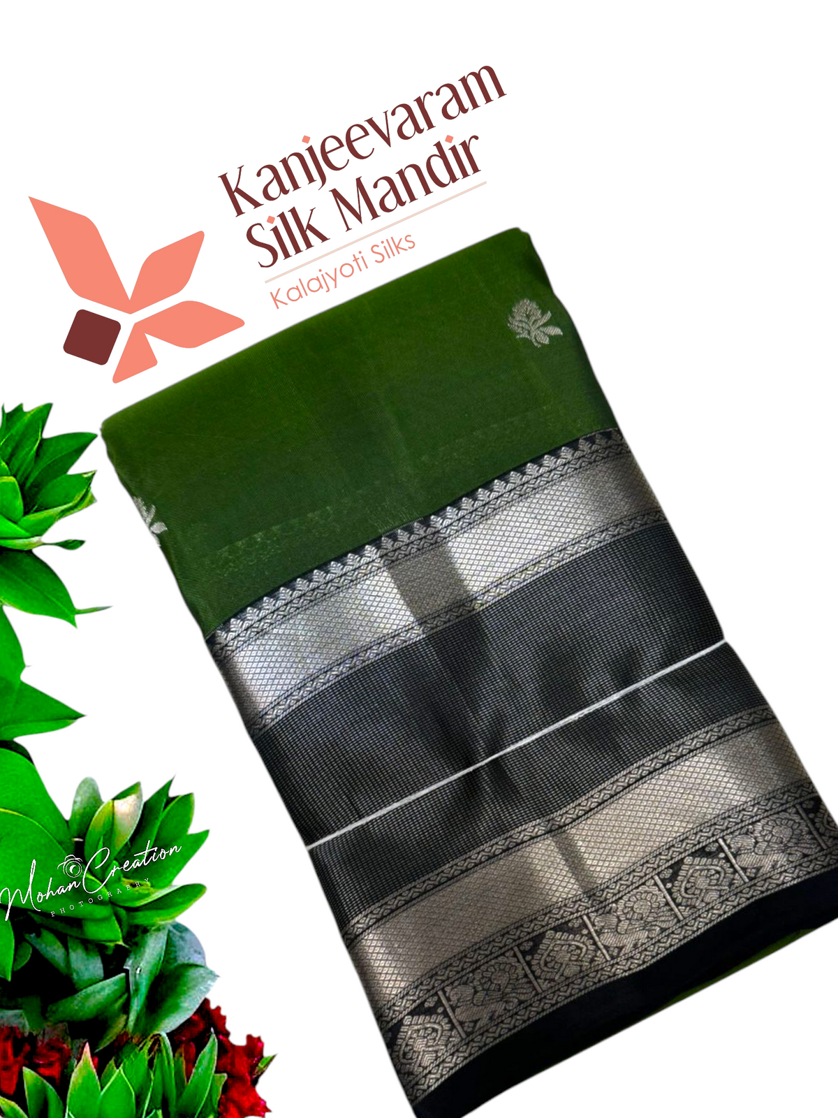 Half Mix Kanjeevaram Silk Saree