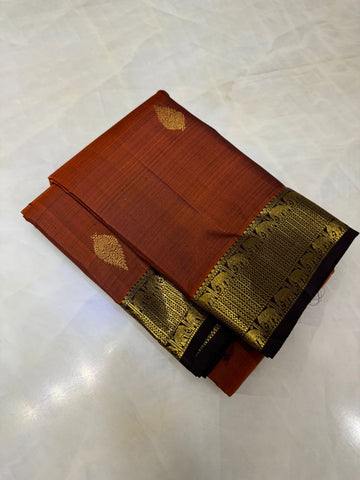 Pure Zari handloom Kanjeevaram silk mark certified saree