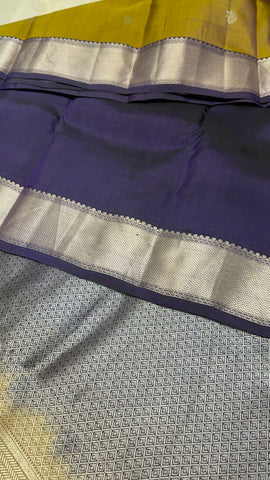 Half Mix Kanjeevaram Silk Saree