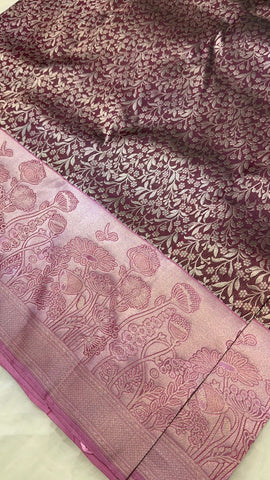 Half mix Kanjeevaram silk saree